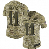 Women Nike Eagles 11 Carson Wentz Camo Camo Salute To Service Limited Jersey Dyin,baseball caps,new era cap wholesale,wholesale hats